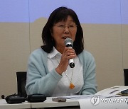 '조선인 수몰' 해저탄광 유골 회수 조사 결과 설명하는 일본 시민단체 대표