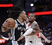 Spurs Rockets Basketball