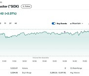 엔비디아 2.25% 상승, 반도체지수도 2.27%↑(상보)