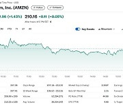 아마존 1.43%↑ 사상 최고치 경신, 시총 2.2조달러 돌파