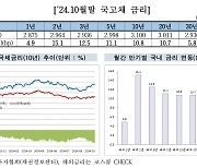 기준금리 인하·WGBI 편입에도…美 대선 영향에 10월 채권금리 올랐다