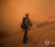 USA CALIFORNIA MOUNTAIN FIRE