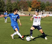 은퇴 경기서 우승한 여자축구 심서연 "하늘의 엄마도 기뻐할 것"