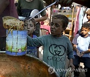 Mideast War-Hunger in North Gaza