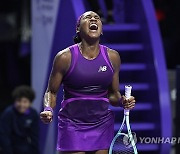 APTOPIX Saudi Arabia Tennis WTA Finals