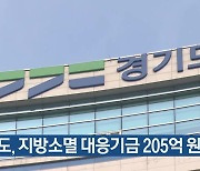 경기도, 지방소멸 대응기금 205억 원 확보