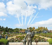 Black Eagles fly at Korean War memorial ceremony in Busan