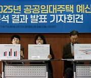 2025년 공공임대주택 예산안 분석 결과 발표하는 참여연대