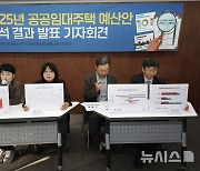 2025년 공공임대주택 예산안 분석 결과 발표 기자회견