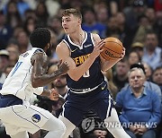 Mavericks Nuggets Basketball