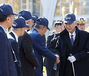 해군 창설 79주년 기념식 참석한 창군 원로