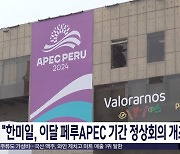 "한미일, 이달 페루APEC 기간 정상회의 개최 조율"