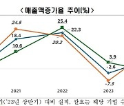 내수기업 상반기 매출 4년 만에 마이너스…기업 투자도 줄여