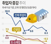 [그래픽] 취업자 증감 추이