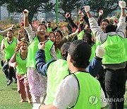 외국인 유학생 줄다리기 우승