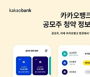 카카오뱅크 '공모주 청약 정보 서비스' 이용자 100만명 돌파