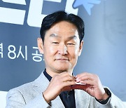 [ST포토] 최용수, 호랑이 감독의 손하트