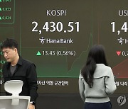 코스피, 닷새만에 반등해 2,430대 회복