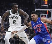 Pistons Bucks Basketball