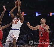 Bulls Knicks Basketball