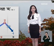 [라인W 날씨] 토요일 비 내리고 난 뒤 일요일 기온 ‘뚝’