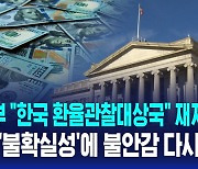 [AI D리포트] 미국, 트럼프 취임 앞두고 한국 환율관찰 대상국 재지정