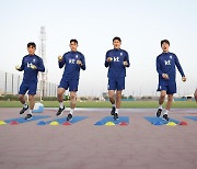 쿠웨이트에서 훈련하는 대한민국 축구대표팀