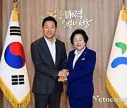 김경희 이천시장, 오세훈 서울시장 만나 상생 발전방안 논의