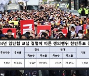 [속보]서울교통공사 노조 파업 '찬성' 70.55%로 의결