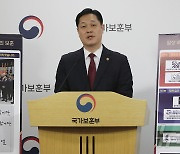 국가보훈 분야 성과 및 향후 추진계획 발표하는 이희완 국가보훈부  차관