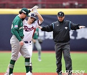 [포토] 김도영 '기선제압하는 1타점 적시타'