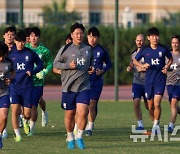 축구대표팀, 결전지 암만 국제경기장서 팔레스타인전 최종 담금질