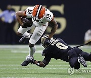 APTOPIX Browns Saints Football