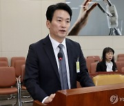 발언하는 박장범 한국방송공사 사장 후보자