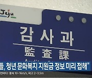 “공무원들, 청년 문화복지 지원금 정보 미리 접해”