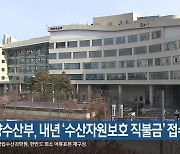 해양수산부, 내년 ‘수산자원보호 직불금’ 접수