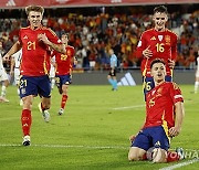 APTOPIX Spain Switzerland Nations League