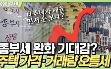 [생생경제] "종부세 완화·금리 인하 기대감 영향? 서울 주택 가격·거래량 오름세"