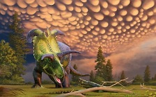 [사이테크+] 북미서 크고 화려한 뿔 가진 신종 공룡 '로키케라톱스' 발견