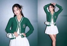 '원빈 조카' 김희정, 쿨한 여름 싱그러운 매력...비율좋은 프레피 라운딩룩 이미지