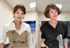 이승연, 패션 센스 100점! ‘쁘띠 스카프 재킷 vs 셔츠 버버리’ 멋쟁이 MC룩 이미지