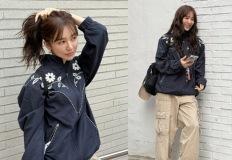 윤은혜, 모델 뺨치는 169cm 기럭지! 무심한 듯 힙한 꾸안꾸 카고 팬츠룩 이미지