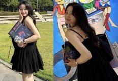 서울대 동문 의사와 미용실에서 만나 결혼까지 8개월, '엘리트' 여배우,  원피스룩 이미지