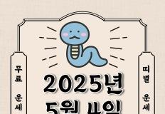 [운세] 2025년 5월 4일 일요일 (띠별 운세) 이미지