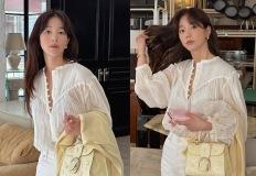 ‘20대 꿈’ 접고 선택한 결혼…연기보다 SNS로 더 유명해진 여배우, 화이트룩 이미지
