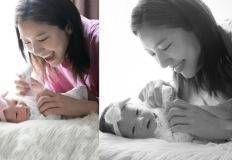 출산 23일째 손담비, 딸 해이 얼굴 공개...알콩달콩 꿀뚝뚝 모녀 다정샷 이미지