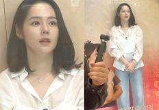 한가인, 앞으로도 자유부인! 판교 백화점 들썩인 절세미인의 팝업 세련된 시스루 셔츠룩 이미지
