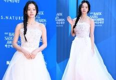 혜리, 중국이 난리난 미모! 백상 인기상 '기대 만발' 눈부신 오프숄더 여신 드레스룩 이미지