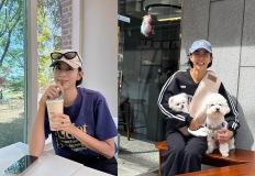 공개 열애 18일 만에 결별 화제 되었던 여배우, 일상룩 이미지