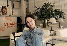 이주연, 데님 셋업에 하늘색 운동화…청량미 폭발한 꾸안꾸 룩 이미지